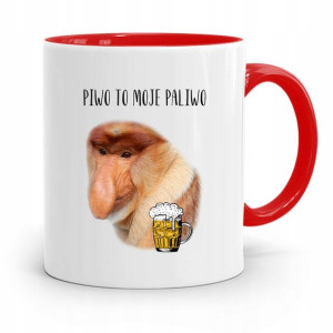 Kubek Czerwony Nosacz Janusz Piwo To Moje Paliwo