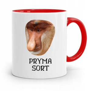 Kubek Czerwony Nosacz Janusz Pryma Sort Prezent