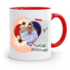 Kubek Czerwony Politycy Premier Mateusz Morawiecki