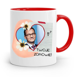 Kubek Czerwony Politycy Premier Mateusz Morawiecki