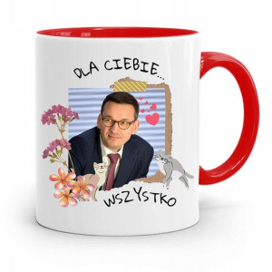 Kubek Czerwony Politycy Premier Mateusz Morawiecki