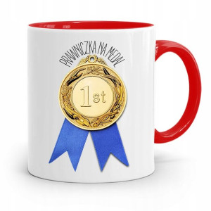 Kubek Czerwony Prawnika Prawniczka Na Medal