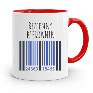 Kubek Czerwony Prezent Dla Bezcennego Kierownika