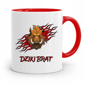 Kubek Czerwony Prezent Dla Brata Dziki Brat