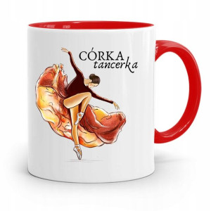 Kubek Czerwony Prezent Dla Córki Córka Tancerka