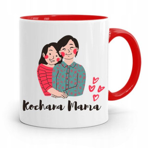 Kubek Czerwony Prezent Dla Kochanej Mamy Matki