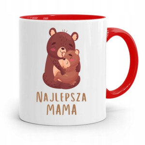 Kubek Czerwony Prezent Dla Najlepszej Mamy Matki