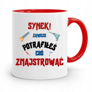 Kubek Czerwony Prezent Dla Syna Zawsze Potrafiłeś