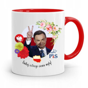 Kubek Czerwony Prezydenta Andrzej Duda Pis Zdrowie