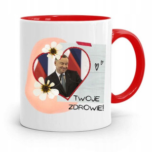 Kubek Czerwony Prezydenta Andrzej Duda Pis Zdrowie