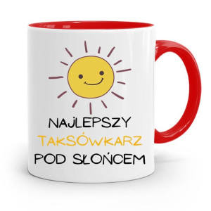 Kubek Czerwony Taksówkarza Najlepszy Pod Słońcem
