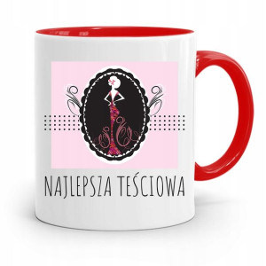 Kubek Czerwony Teściowej Najlepsza Teściowa