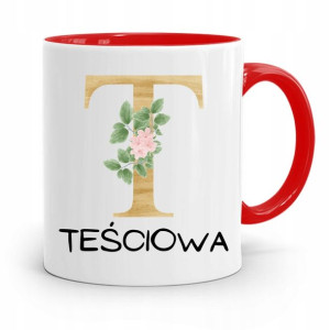 Kubek Czerwony Teściowej Teściowa Prezent