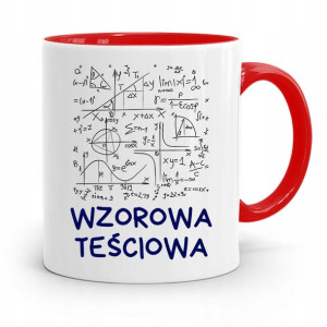 Kubek Czerwony Teściowej Wzorowa Teściowa Prezent