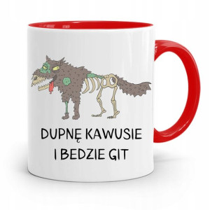 Kubek Czerwony Weterynarza Dupnę Kawusie I Git