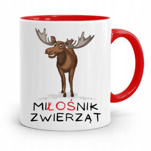Kubek Czerwony Weterynarza Miłośnik Zwierząt