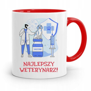 Kubek Czerwony Weterynarza Najlepszy Weterynarz