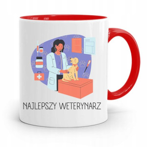Kubek Czerwony Weterynarza Najlepszy Weterynarz
