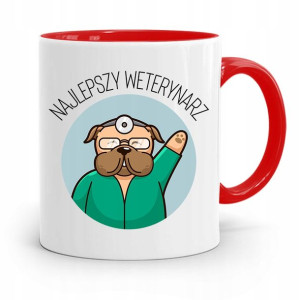 Kubek Czerwony Weterynarza Najlepszy Weterynarz
