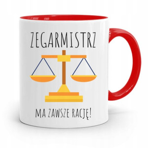 Kubek Czerwony Zegarmistrza Ma Zwaszę Rację!