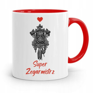 Kubek Czerwony Zegarmistrza Super Zegarmistrz