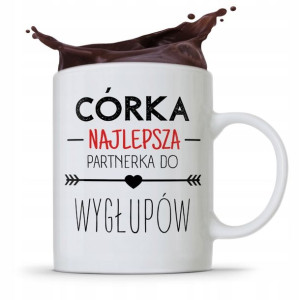 Kubek Dla Córki Dziecka Partnerka Do Wygłupów
