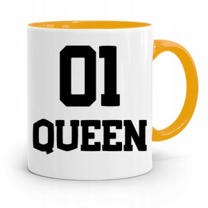 Kubek Żółty Prezent Dla Córki Córeczki 01 Queen