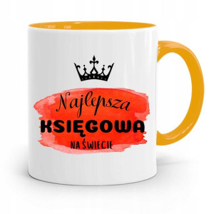 Kubek Żółty Prezent Dla Księgowej Księgowego