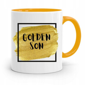 Kubek Żółty Prezent Dla Syna Golden Son