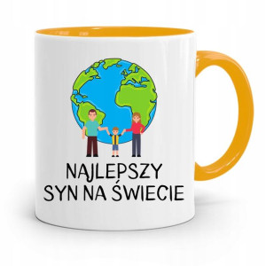 Kubek Żółty Prezent Dla Syna Najlepszy Syn Świata