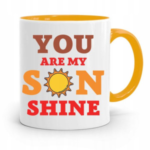 Kubek Żółty Prezent Dla Syna You Are My Son Shine
