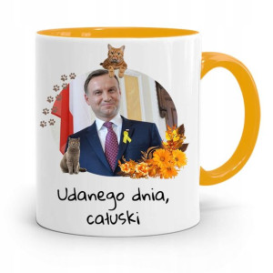Kubek Żółty Prezydenta Andrzej Duda Pis Dla Ciebie