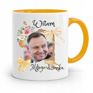 Kubek Żółty Prezydenta Andrzej Duda Pis Dla Ciebie