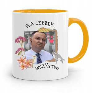 Kubek Żółty Prezydenta Andrzej Duda Pis Dla Ciebie