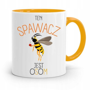 Kubek Żółty Spawacza Ten Spawacz Jest Osom Prezent
