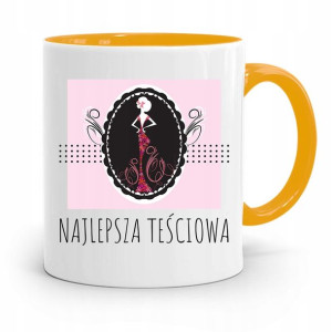 Kubek Żółty Teściowej Mamy Najlepsza Teściowa