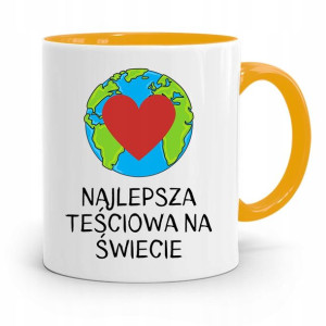 Kubek Żółty Teściowej Mamy Najlepsze Na Świecie