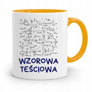 Kubek Żółty Teściowej Mamy Wzorowa Teściowa