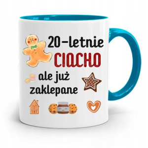 Na Urodziny 20 20te 20-te Kubek Błękitny Prezent