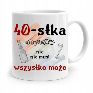 Na Urodziny 40 40te 40-te Kubek Idealny Prezent