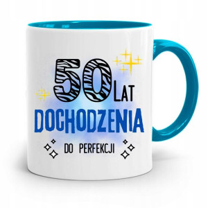 Na Urodziny 50 50te 50-te Kubek Błękitny Prezent