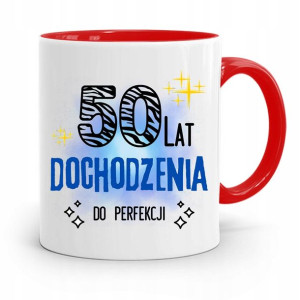Na Urodziny 50 50te 50-te Kubek Czerwony Prezent