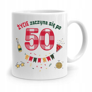 Na Urodziny 50 50te 50-te Kubek Idealny Prezent