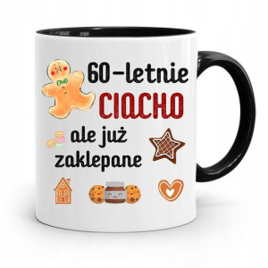 Na Urodziny 60 60te 60-te Kubek Czarny Prezent
