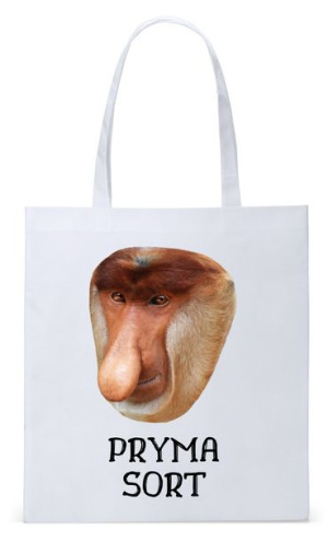 Nosacz Janusz Polak Torba Eco Biała Shopper