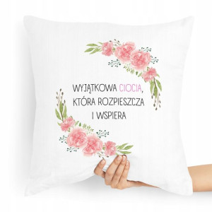 Poduszka Dla Cioci Wyjątkowa Ciocia Wspiera