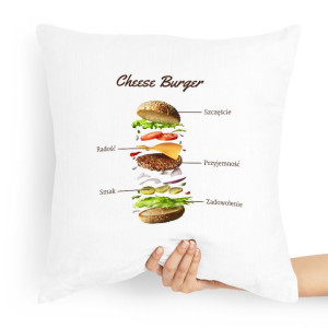 Poduszka Dla Kucharza Prezent Cheese Burger
