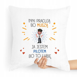 Poduszka Dla Pilota Na Prezent Na Urodziny