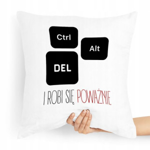 Poduszka Informatyka Programisty Ctrl Alt Del!
