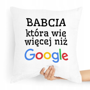 Poduszka Na Dzień Babci Wie Więcej Niż Google